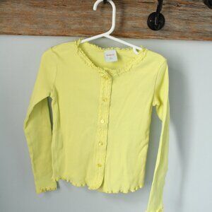 Boboli Size 6Y Yellow Button Shirt